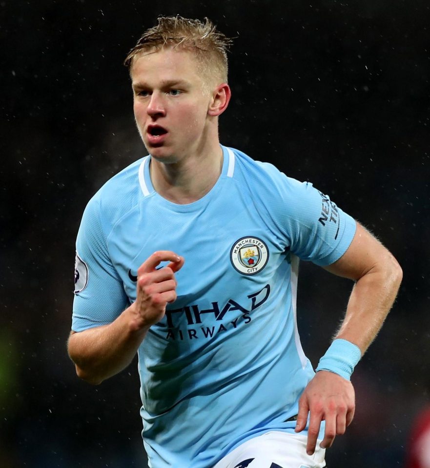  Manchester City will hand Oleksandr Zinchenko a bumper new deal worth £50,000-a-week