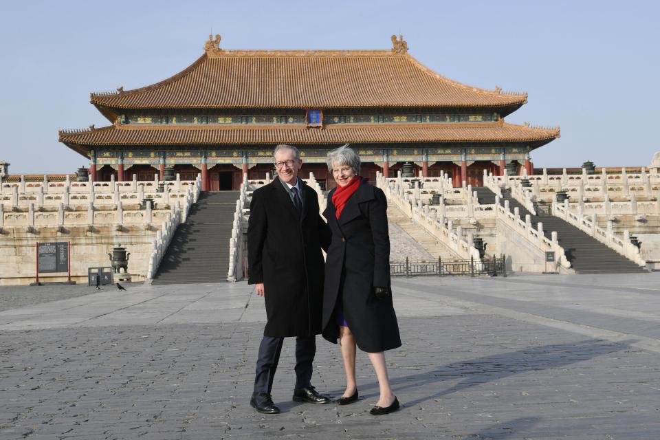  And Mrs May and hubbie Phillip also visited the Forgotten City earlier