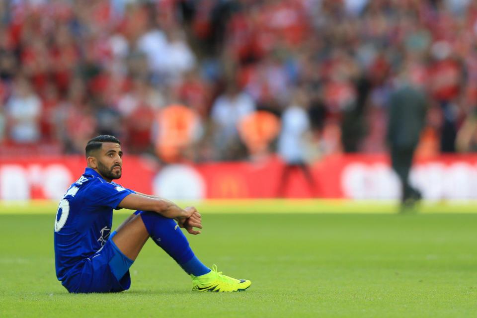  Riyad Mahrez was gutted to miss out on a Manchester City move