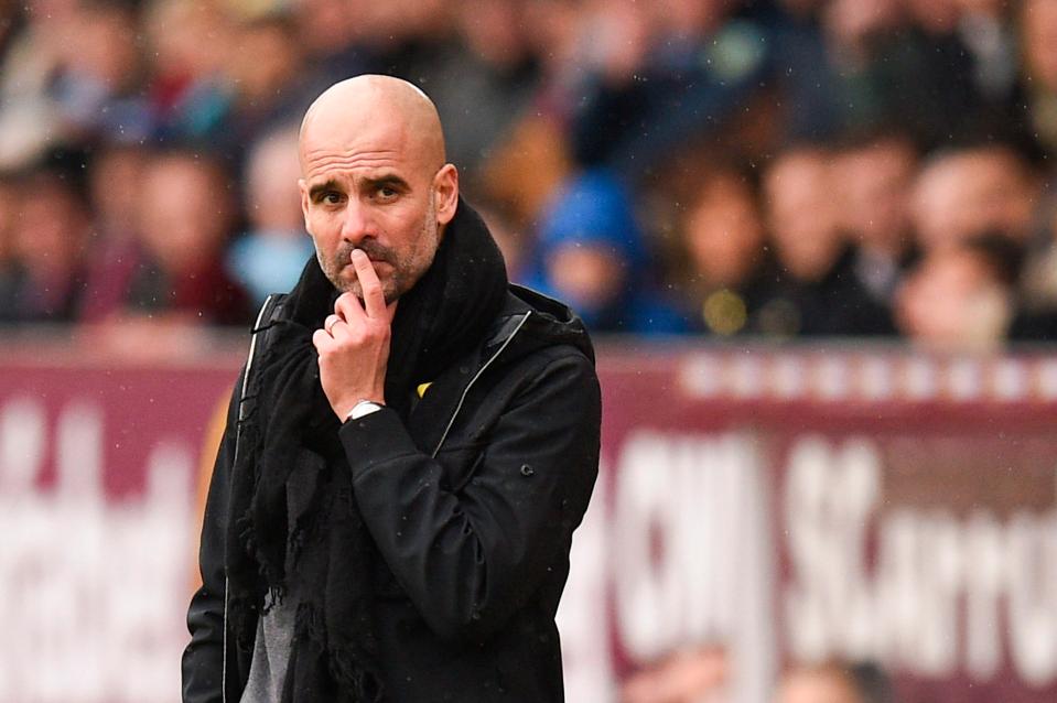 Pep Guardiola may have spent millions, but he could only name six subs today