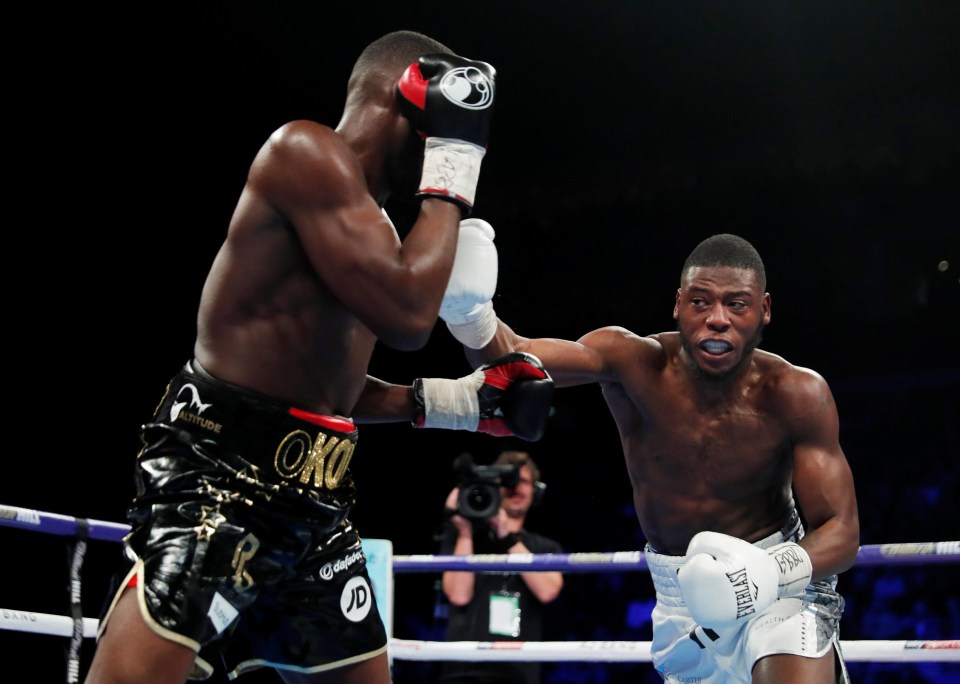 Isaac Chamberlain was outclassed throughout the bout at the 02 Arena