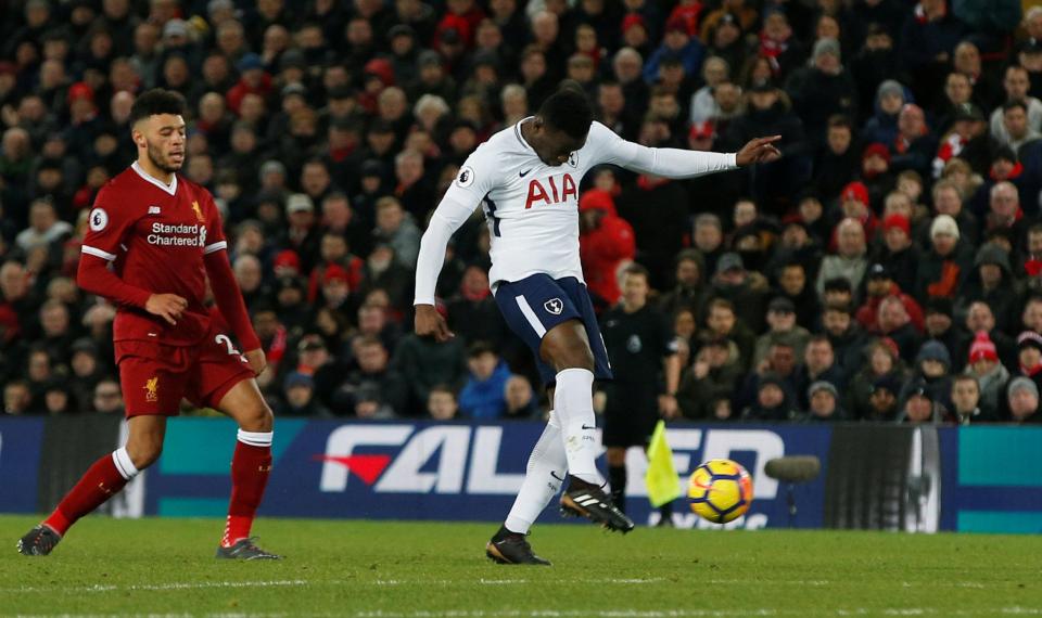 Victor Wanyama scored a thunderbolt after coming off the bench