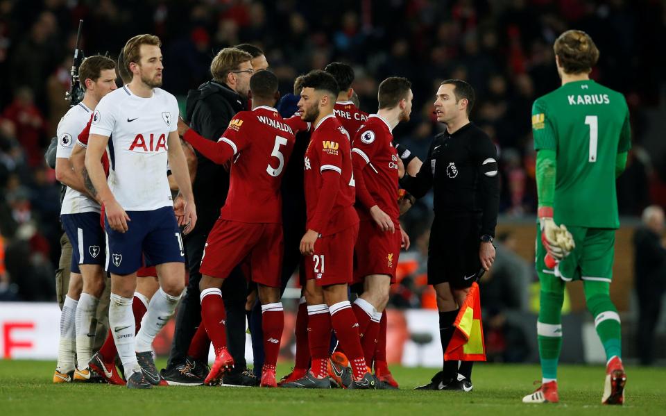 A controversial game saw Spurs awarded two late penalties