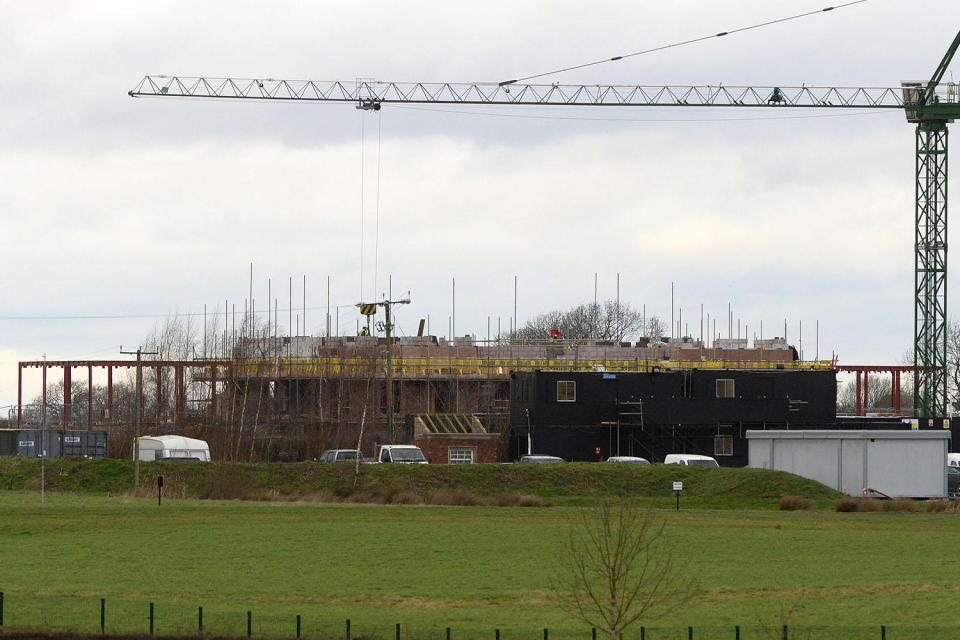  Wayne Rooney's new £20million mansion is beginning to take shape