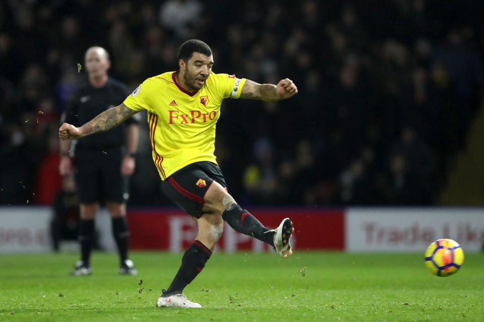  Troy Deeney opened the scoring from the spot