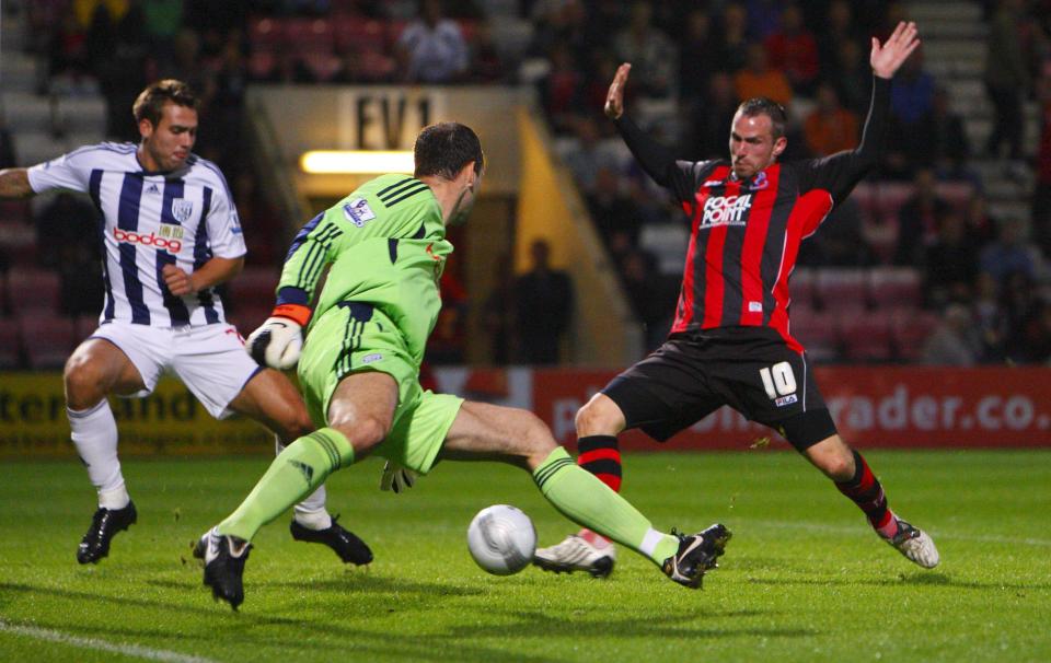  Eddie Howe's half brother was a striker who played on the South Coast