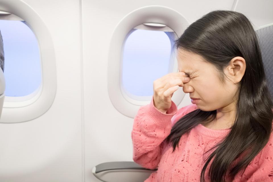  The air quality is bad enough to make frequent flyers really sick 