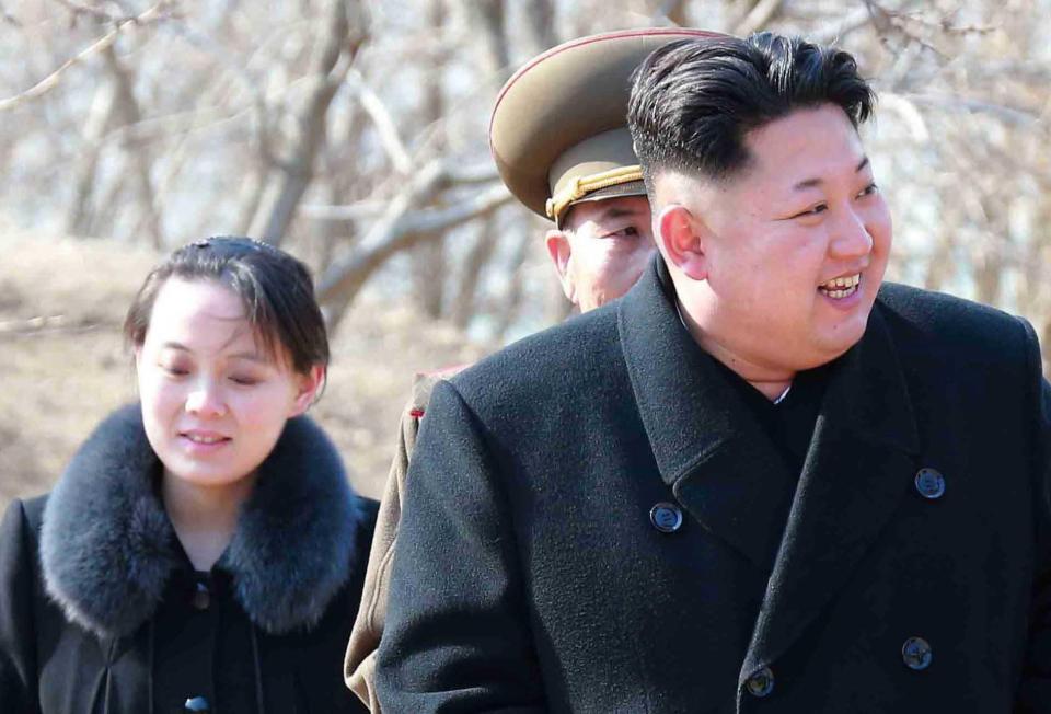 Kim Jo Yong (L) is going to South Korea in place of her brother Kim Jong-un