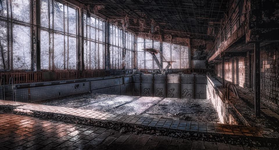 Chernobyl is completely abandoned by photographers including Vladimir often visit the site