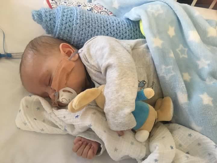 Benjamin was born with hypoplastic left heart syndrome