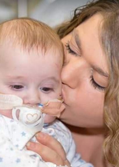 Mum Ashley said she was determined to fight for her son Benjamin