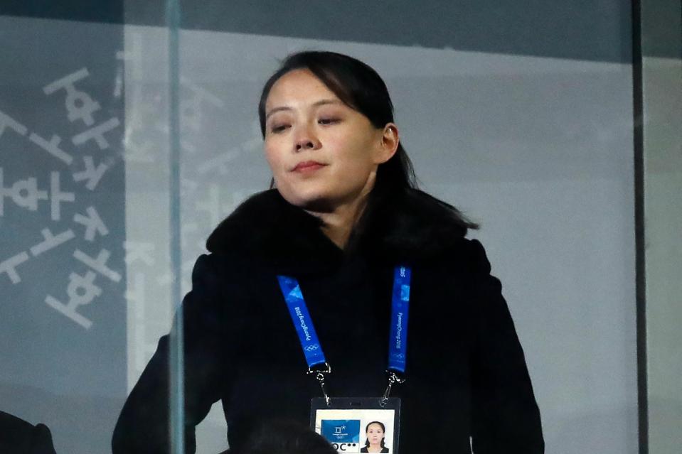  Kim Yo-jong last year became the first member of her family to cross the border with the South in more than 50 years when she attended the Winter Olympics