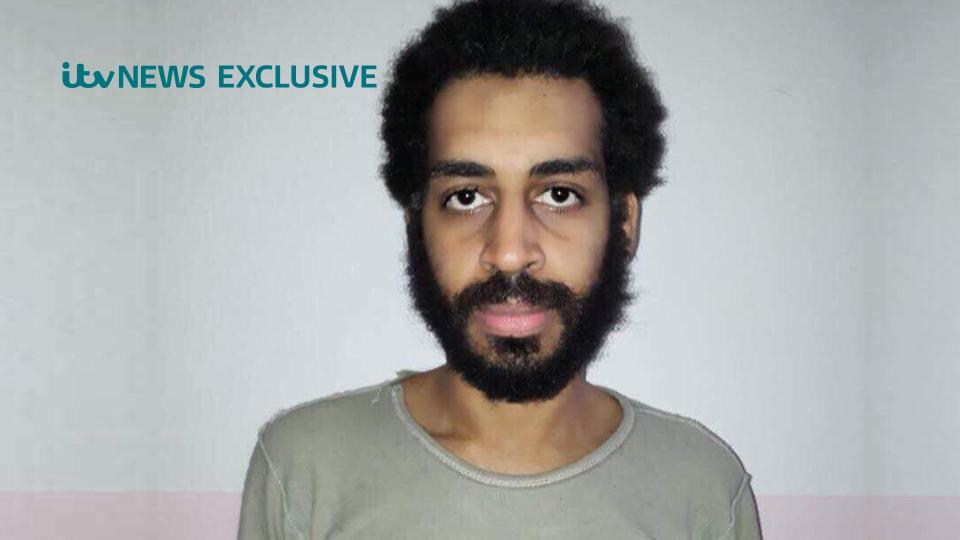  Alexanda Kotey, a suspected member of ISIS, seen in detention