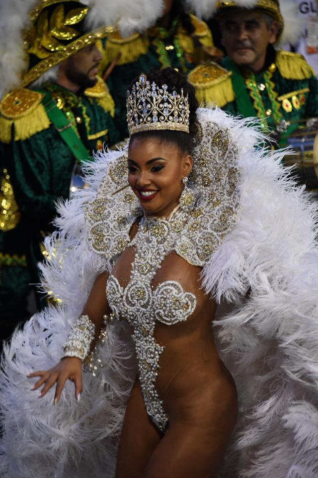  The Sao Paulo carnival sees hundreds of dancers and performers parade through the city