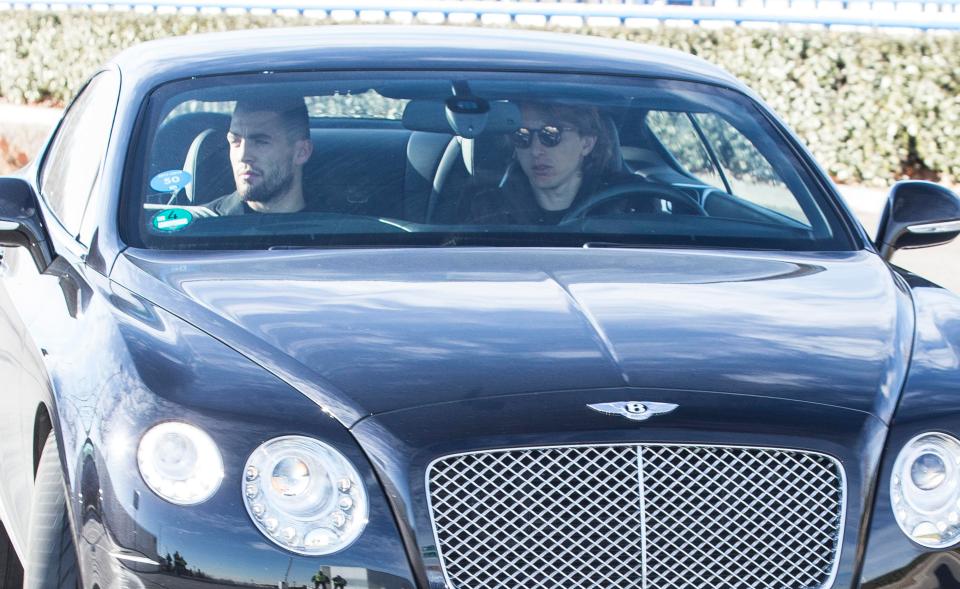  The Bentley Continental GT that Luka Modric rides is one of the most luxurious cars the brand produces