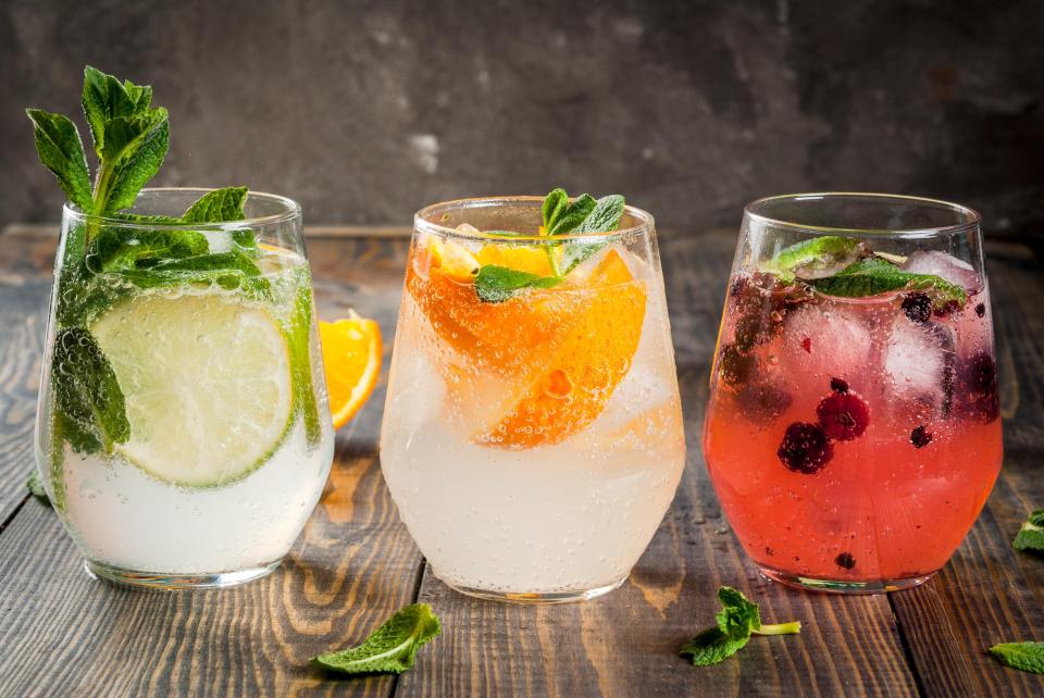  Gin and tonics are a simple cocktail that you can make easily at home, and garnish with whatever you prefer