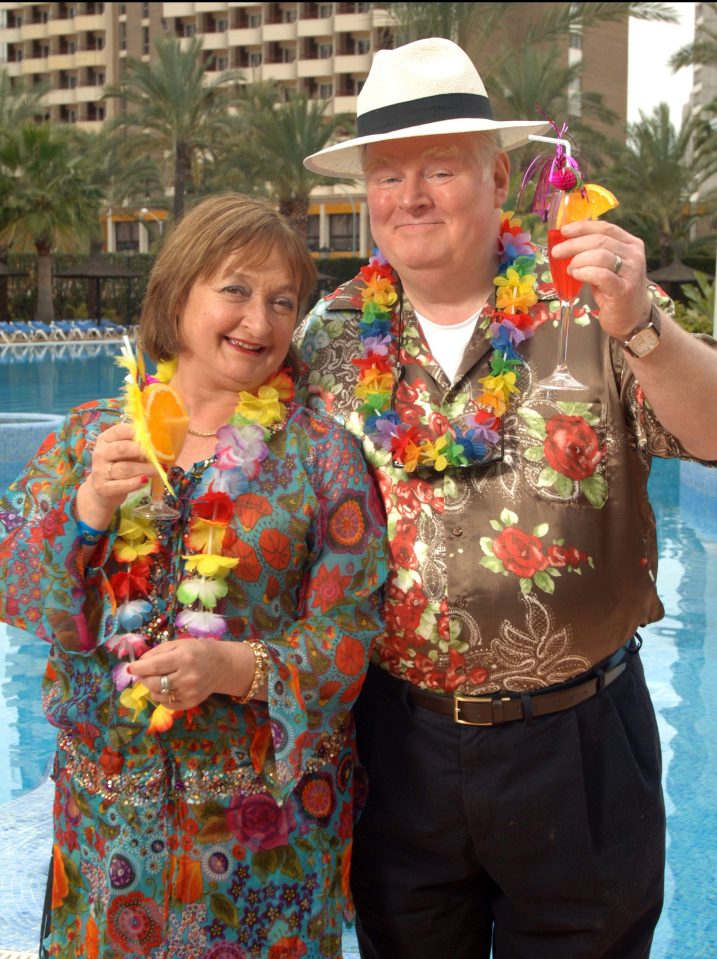  Donald died of a heart attack in series eight and his ashes were scattered over Benidorm from a cliff