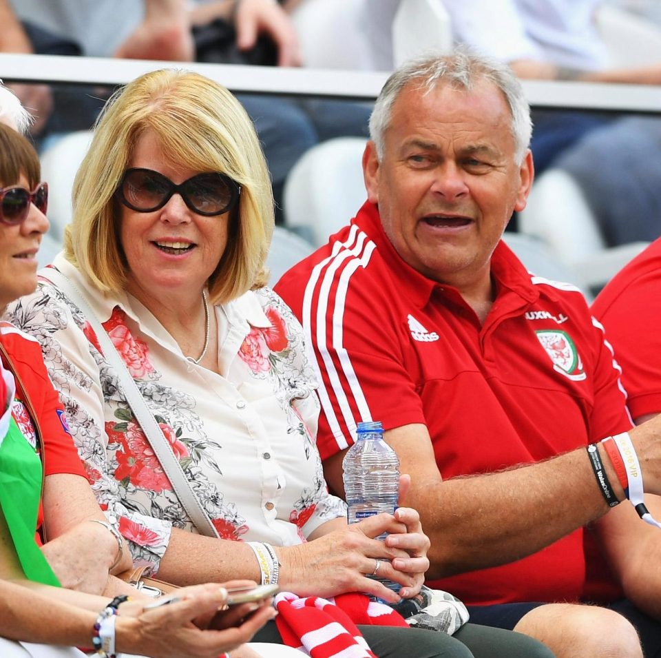  Gareth Bale has made parents Frank and Debbie financially secure for life