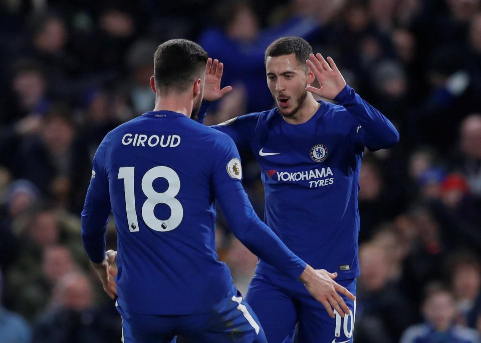  Eden Hazard bagged a brace in West Brom win and forged instant partnership with Giroud