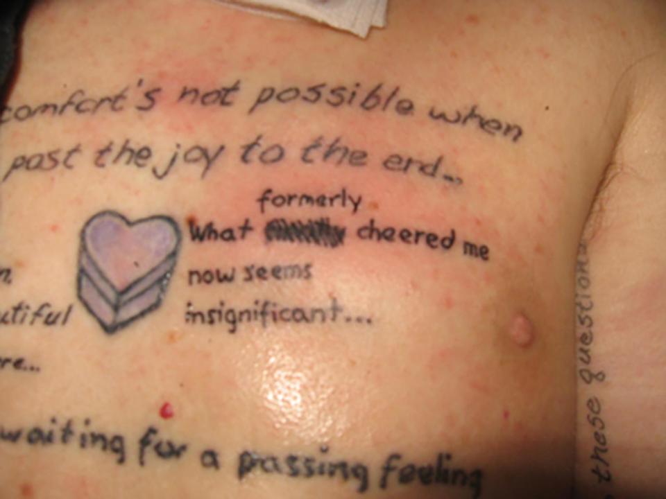 After someone pointed out the difference between 'formally' and 'formerly' this tat fan took action