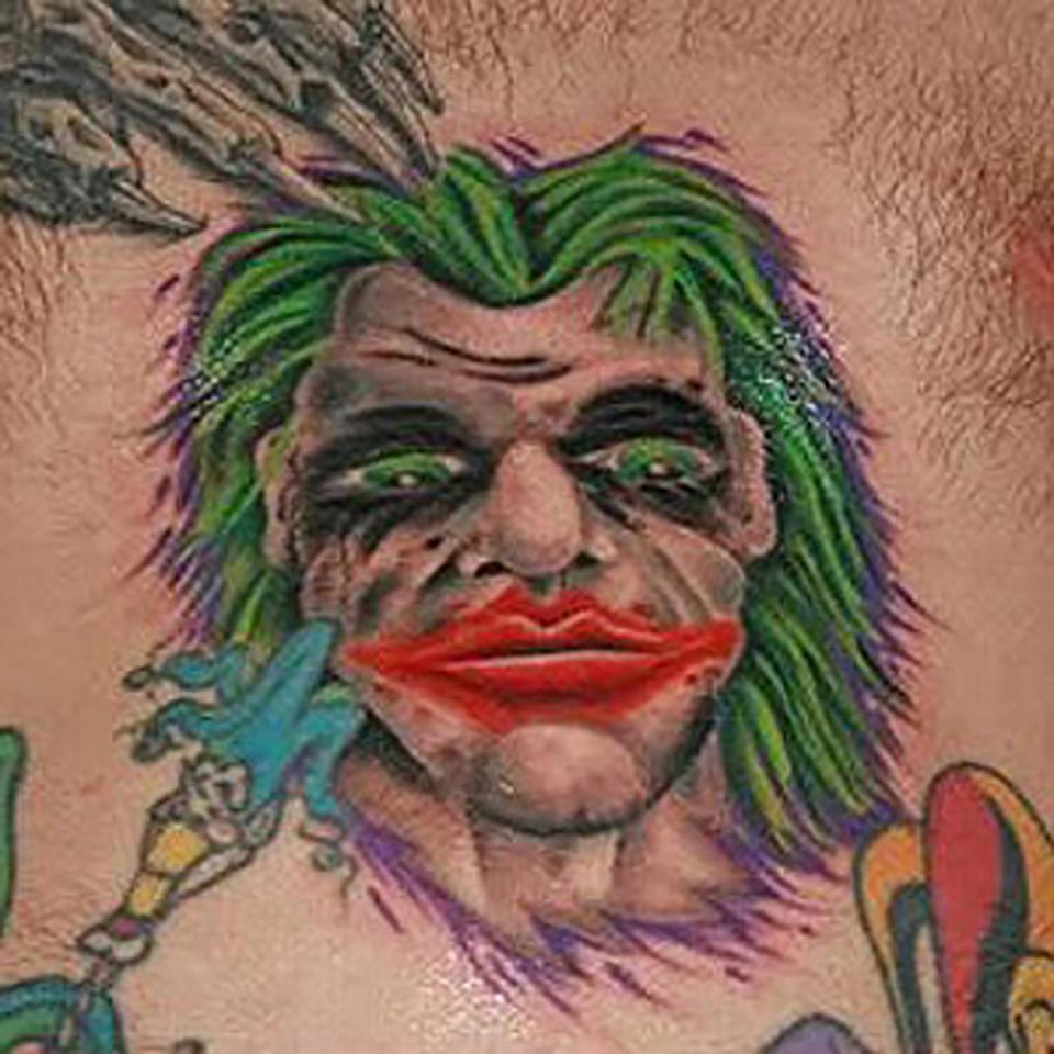 A fan of the Batman's arch-nemesis pays tribute to the Joker