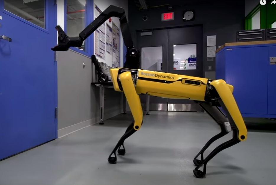  SpotMini is a robot dog that can open doors for you