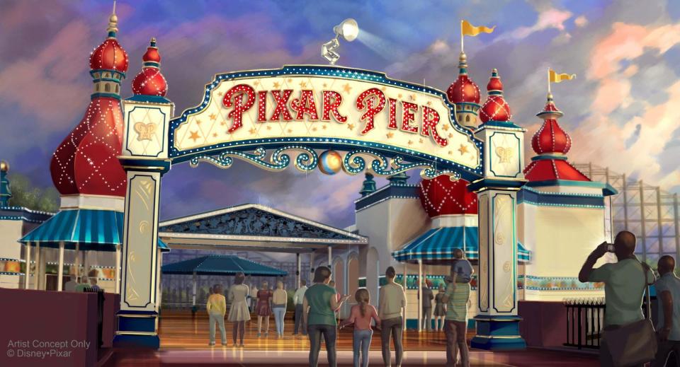  The Pixar Pier opens on June 23 at Disneyland in California