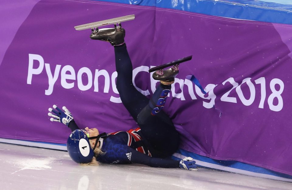  The 27-year-old slid against the boards after colliding with a rival's hand in the final