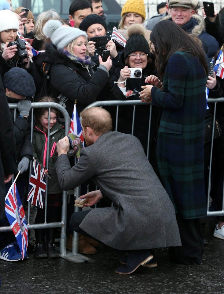 Royal fans young and old turned out in their thousands to meet the young couple