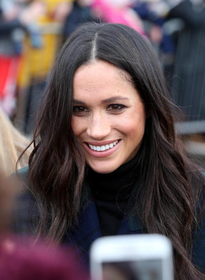  Meghan Markle wowed royal fans in Edinburgh yesterday