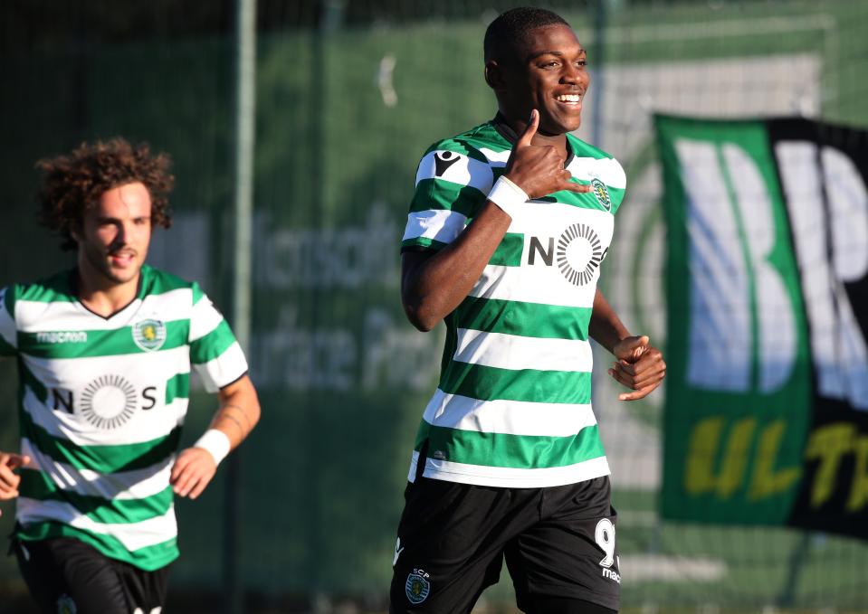  Rafael Leao made his debut for Sporting Lisbon at the weekend