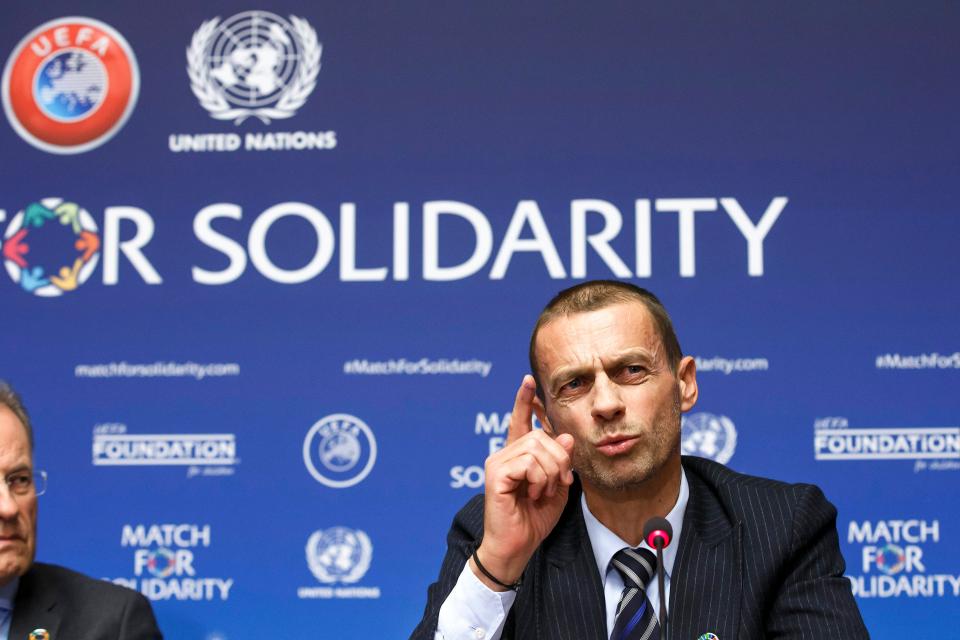  Uefa chief Aleksander Ceferin wants Europe to work together to combat hooliganism