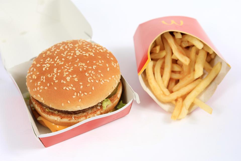 The McDonald’s mainstay took 13 minutes and 44 seconds to eat