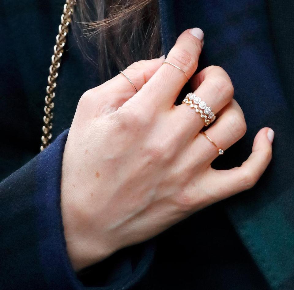  One of Meghan's stylish rings is from British brand Missoma – and costs just £45