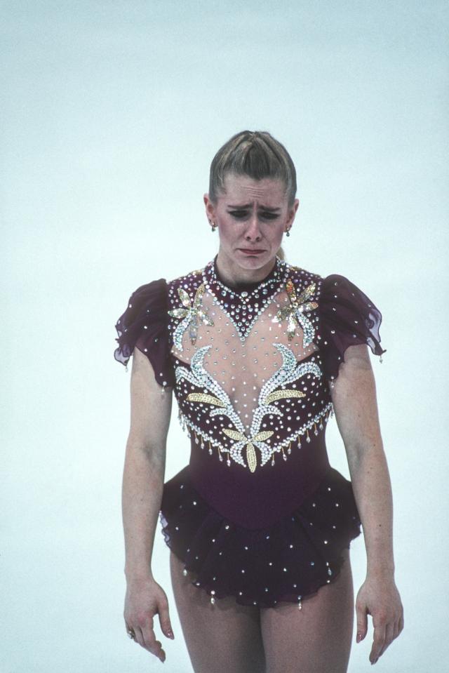  Devastated Tonya after finishing eighth at the 1994 Winter Olympic Games