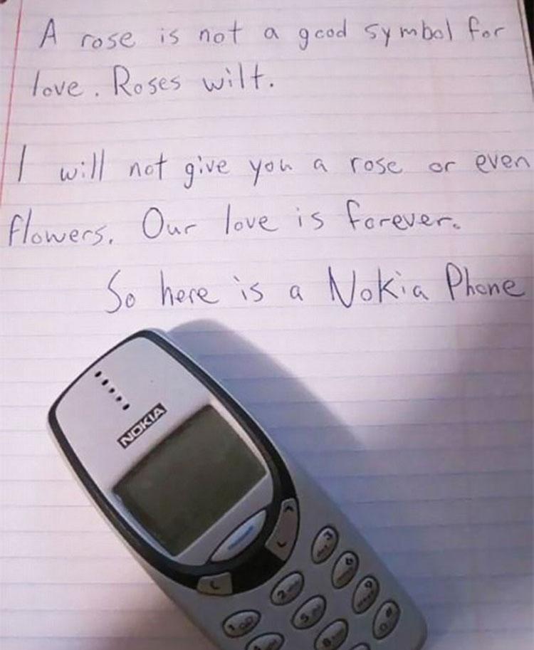  A Nokia phone - for the practical, unbreakable love