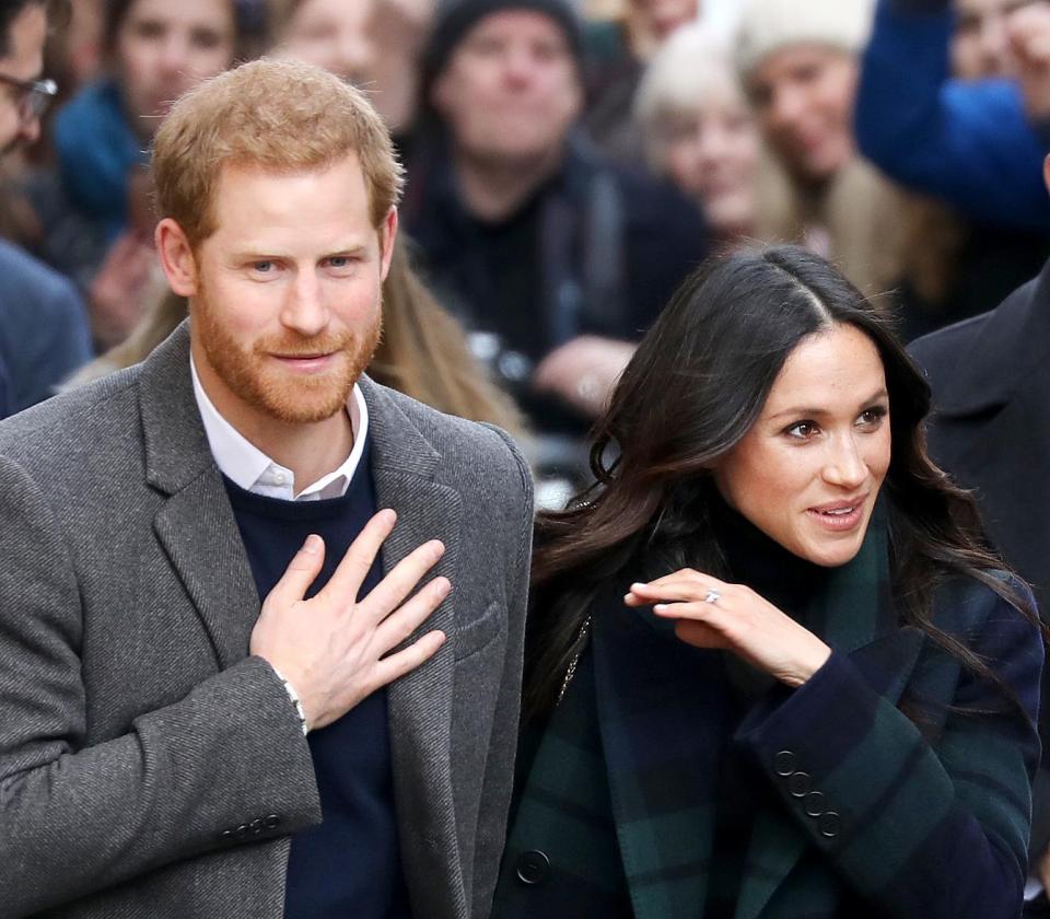  A letter containing white powder was addressed to Meghan Markle and Prince Harry