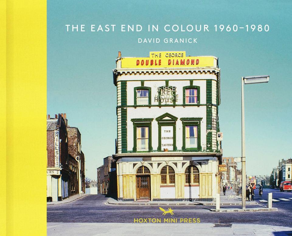  The book's front cover shows the George Tavern in its glory days, in 1969