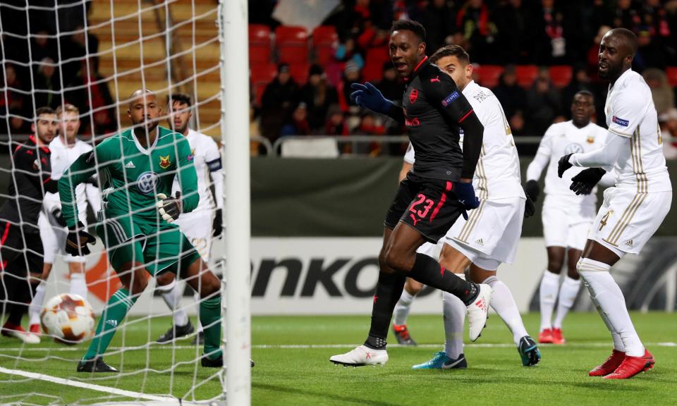  Danny Welbeck deputised for Arsenal against Ostersunds