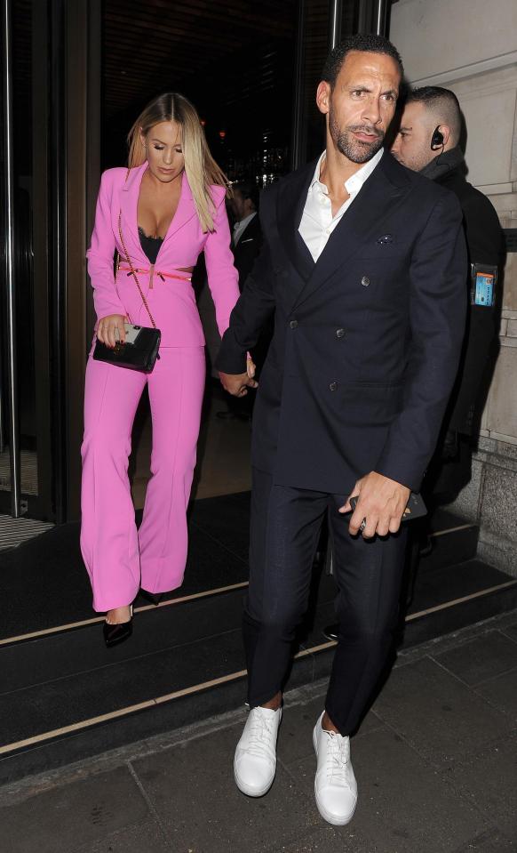  The couple enjoyed a date night at Novikov restaurant in Mayfair