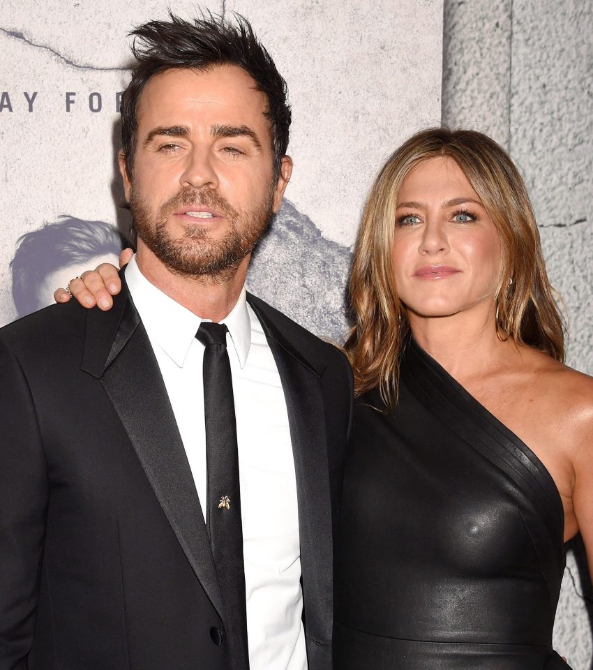 Jennifer Aniston and Justin Theroux, pictured last April, announced their divorce yesterday with 'differences over where to live' one of the main reasons 