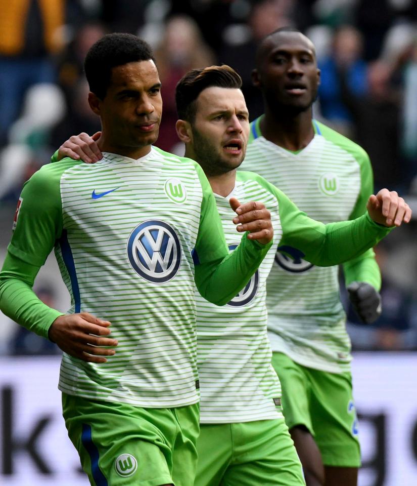  Daniel Didavi opened the scoring for Wolfsburg within the first 10 minutes