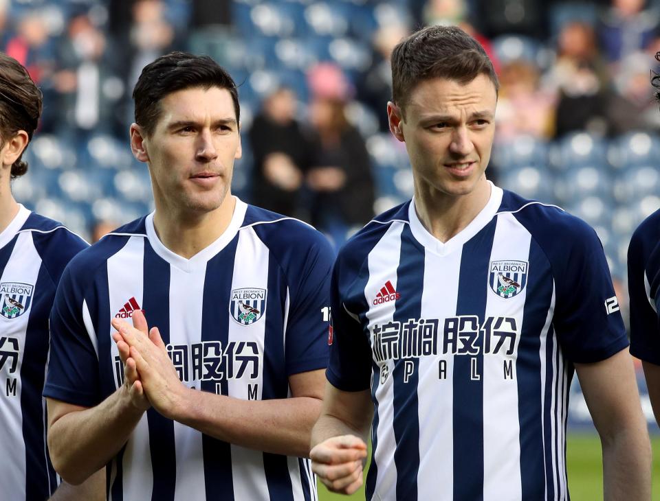  Midfielder Gareth Barry, left, and ex-skipper Jonny Evans, right, could end up facing community service