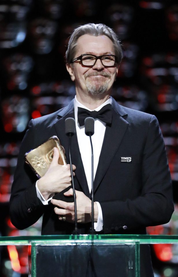  Gary Oldman has already won the Best Actor gong for his role at this year's BAFTAs