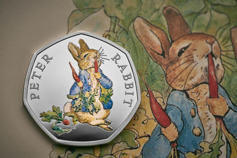  A new Peter Rabbit 50p piece is on the market