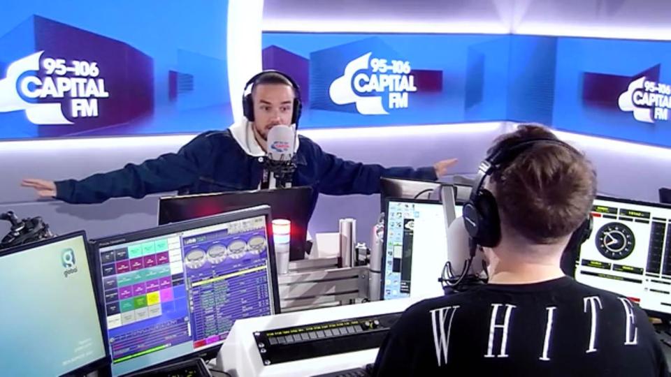  Liam appeared on Capital FM’s breakfast show but made just one reference to Cheryl