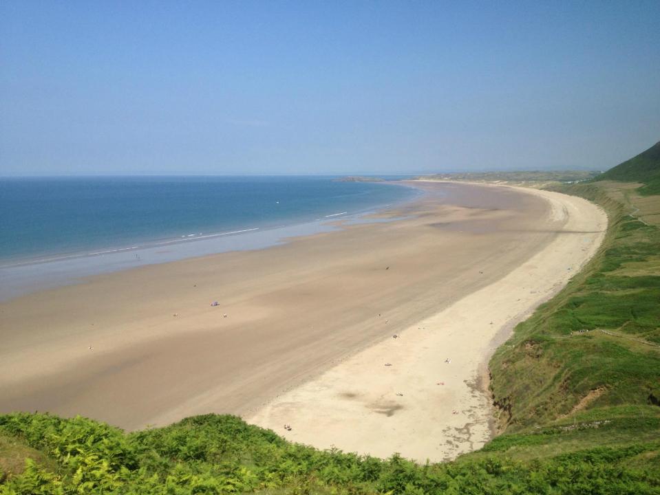 Rhossili Bay in Wales is a regular feature on the list of the world's best beaches 