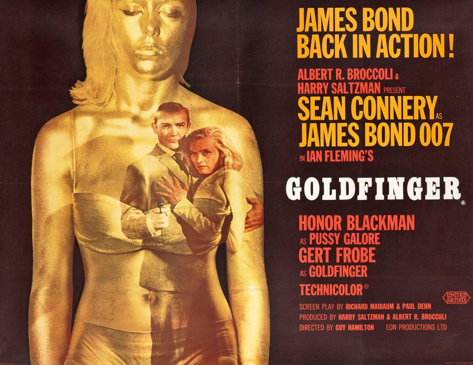  The 1964 Bond film starred Sean Connery and introduced iconic character Pussy Galore