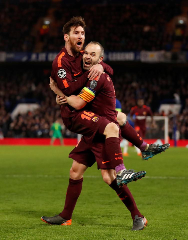  Lionel Messi's goal in the first-leg means Chelsea must score at the Nou Camp