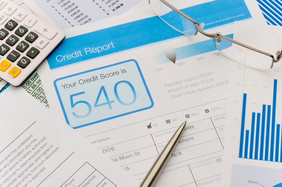  Not paying off a credit card bill can make your credit score drop by 130 points